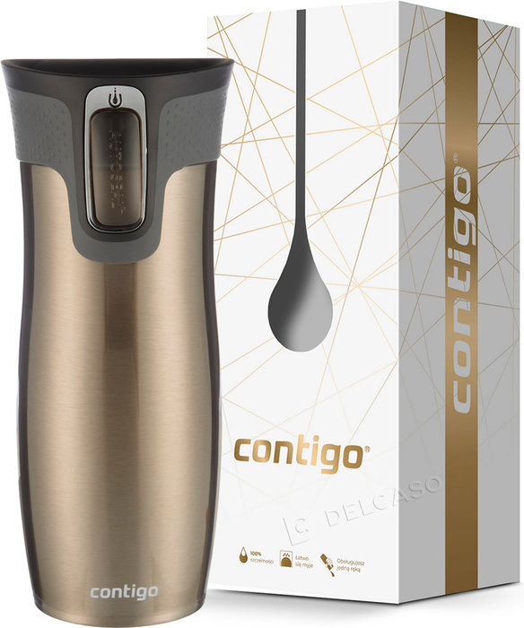 Kubek termiczny Contigo West Loop 2.0 470 ml Latte + Pudełko
