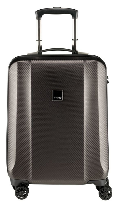Walizka kabinowa Titan Xenon Deluxe 55 cm mała brązowa