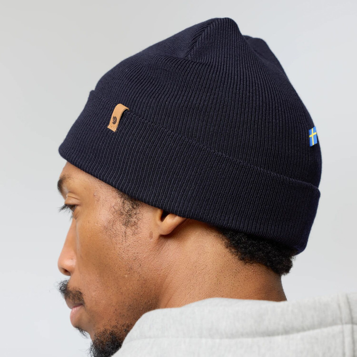 Czapka wełniana Fjallraven Classic Knit Hat - Black, zdjęcie 8