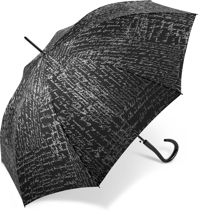 Parasol długi Pierre Cardin Manuscrit Metallique Silver, zdjęcie 2