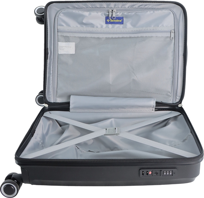 Walizka kabinowa Saxoline Holiday Express 55 cm Czarna, zdjęcie 9