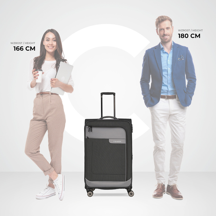 Walizka duża Travelite Viia 77 cm antracytowa, zdjęcie 8