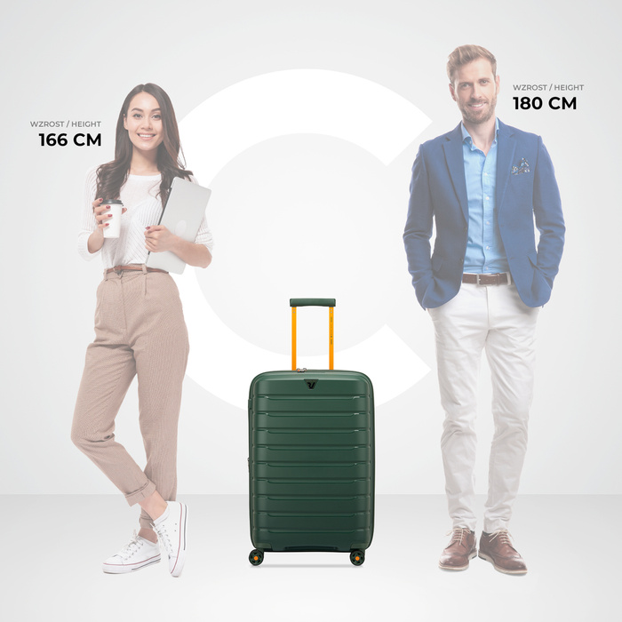 Walizka średnia Roncato B-Flying 68 cm - zielona, zdjęcie 10