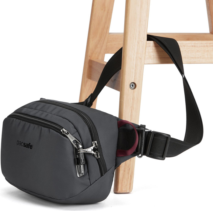 Saszetka biodrowa antykradzieżowa męska Pacsafe Vibe 100 Hip Pack 4L Szara, zdjęcie 6