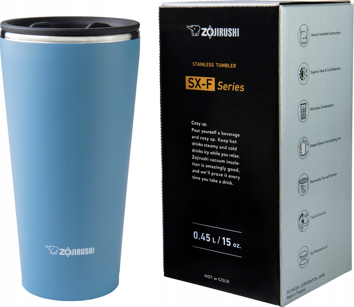 Kubek termiczny Zojirushi SX-FSE45-AJ 0,45L niebieski