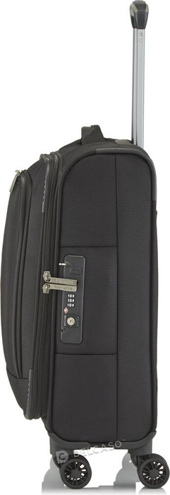 Walizka kabinowa biznesowa Travelite CrossLite 55 cm mała czarna, zdjęcie 5