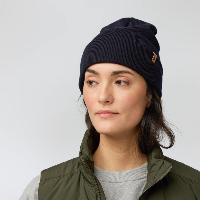 Czapka wełniana Fjallraven Classic Knit Hat - dark garnet, zdjęcie 9