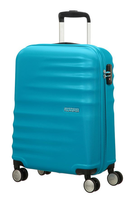 Walizka American Tourister Wavebreaker 55 cm niebieska
