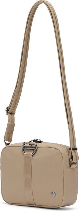 Torba na ramię antykradzieżowa Pacsafe Citysafe CX Econyl 3L Beige, zdjęcie 3