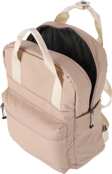 Plecak miejski wodoodporny Travelite Basics 11L - brązowy, zdjęcie 3