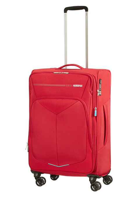 Walizka American Tourister Summerfunk na 4 kołach 67 cm czerwona, zdjęcie 6