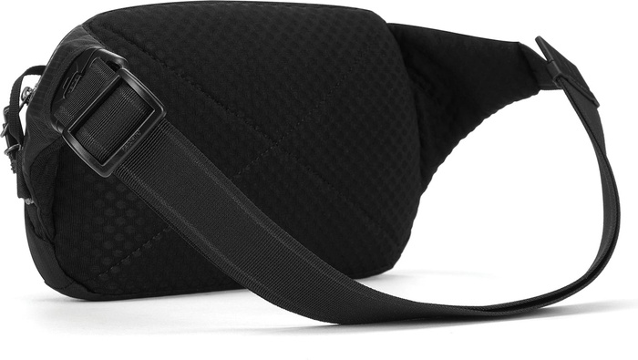 Saszetka biodrowa antykradzieżowa męska Pacsafe MetroSafe LS120 2L Econyl Black, zdjęcie 5