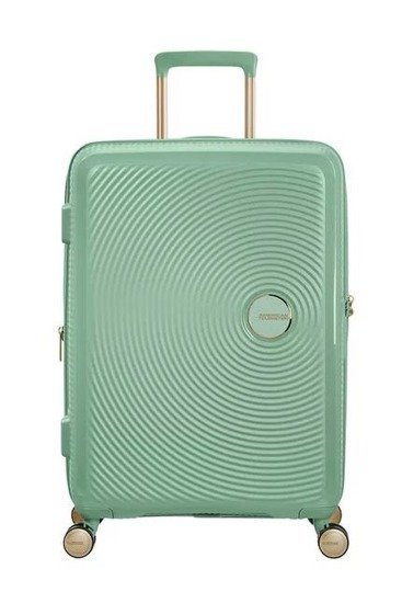 Walizka American Tourister Soundbox 67 cm powiększana ciemno zielona, zdjęcie 4