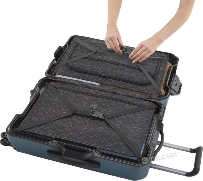 Walizka średnia Prior Smart Skin 69 cm czerwona, zdjęcie 8