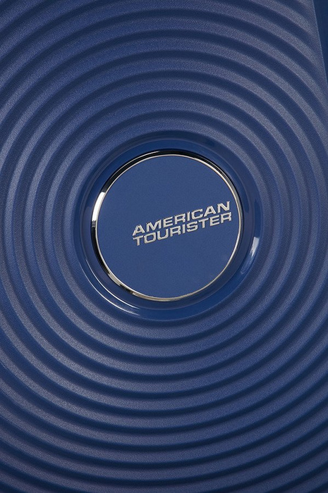 Walizka American Tourister Soundbox 67 cm powiększana granatowa, zdjęcie 6