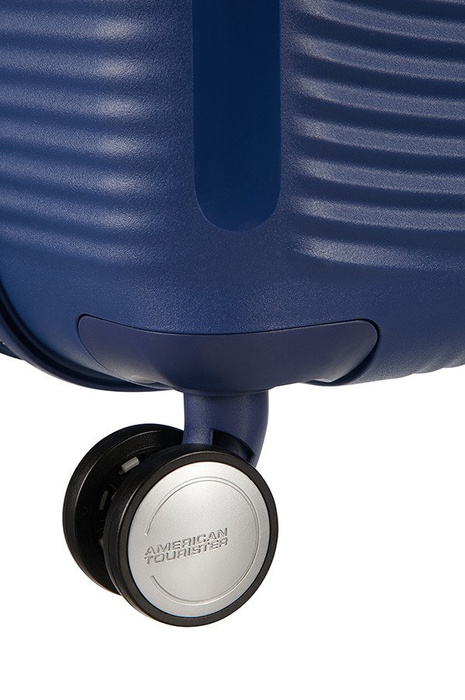 Walizka American Tourister Soundbox 67 cm powiększana granatowa, zdjęcie 8