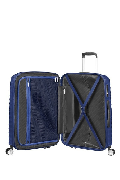 Walizka American Tourister JETGLAM 67 cm na 4 kołach Niebieska, zdjęcie 2