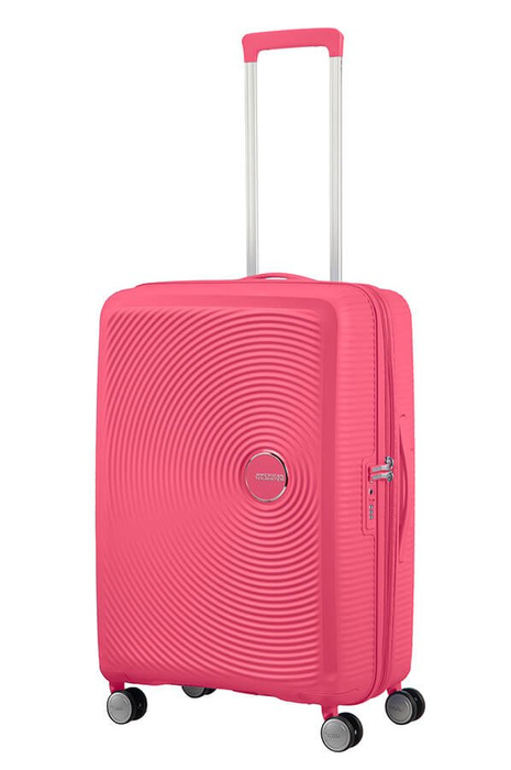 Walizka American Tourister Soundbox 67 cm powiększana różowa, zdjęcie 3