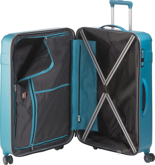 Walizka duża Travelite Vector 77 cm turkusowa, zdjęcie 2