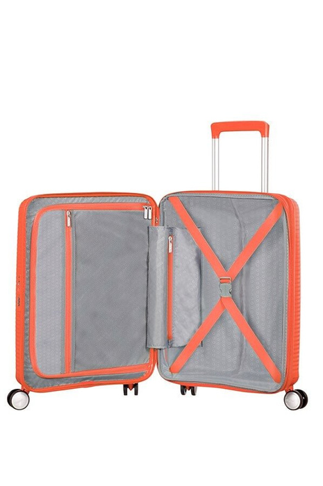 Walizka kabinowa American Tourister Soundbox 55 cm powiększana czerwona, zdjęcie 2