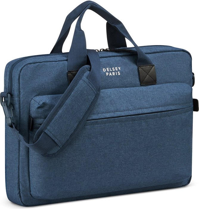 Torba na laptopa do 13" Delsey Maubert 2.0 Niebieska, zdjęcie 2