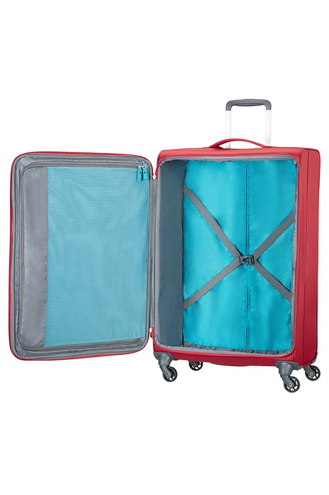 Walizka American Tourister HEROLITE 67 cm na 4 kołach Granatowa, zdjęcie 2