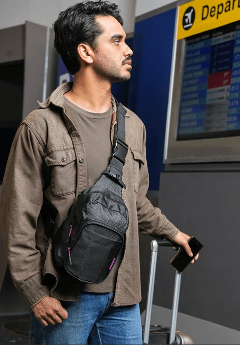 Torba na ramię Cabeau  On-The-Go Sling Pack RFID Szara, zdjęcie 6
