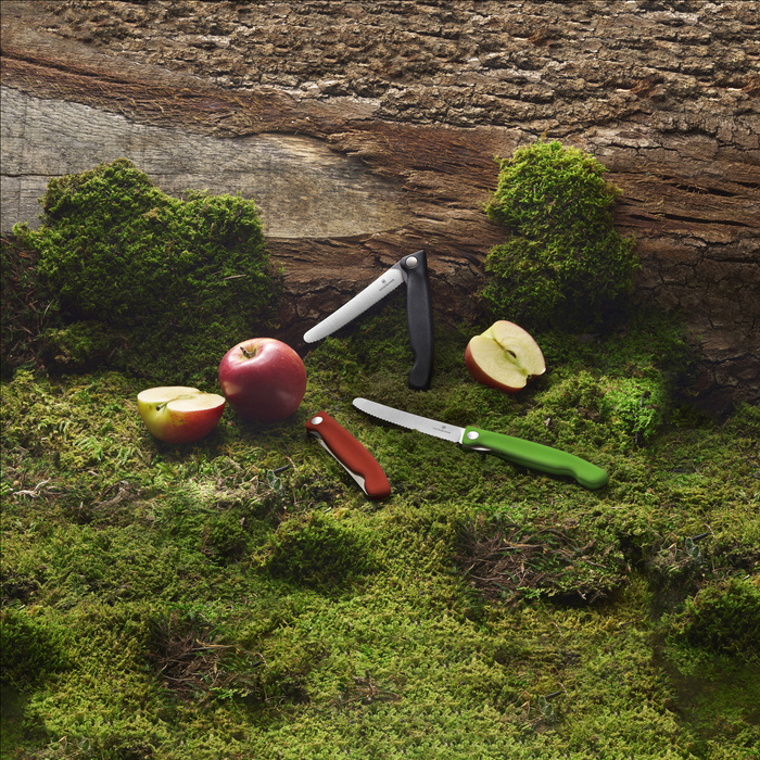Nóż kuchenny składany Pikutek Swiss Classic Victorinox Żółty, zdjęcie 9