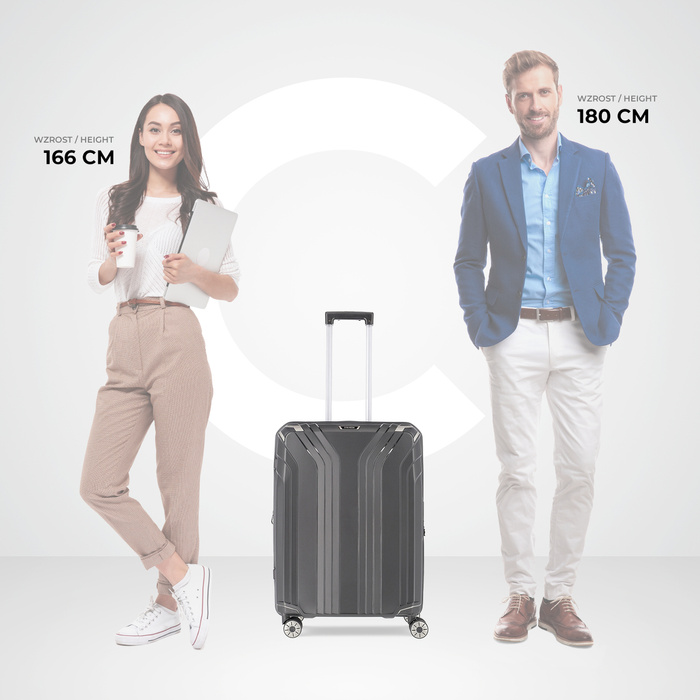 Walizka średnia poszerzana Travelite Elvaa 66 cm Czarna, zdjęcie 9