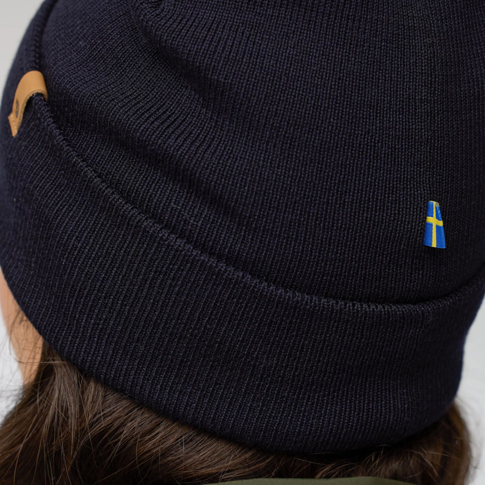 Czapka wełniana Fjallraven Classic Knit Hat - grey, zdjęcie 4