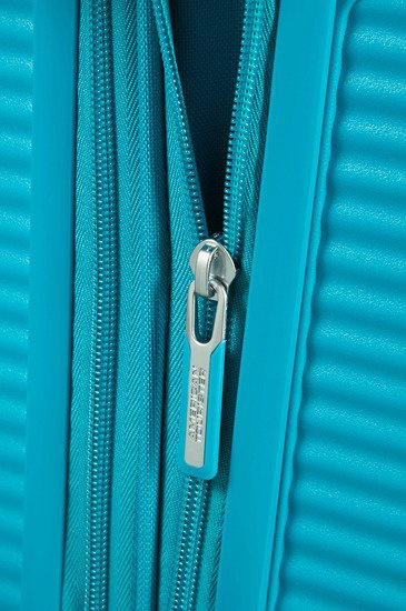 Walizka kabinowa American Tourister Soundbox 55 cm powiększana różowa, zdjęcie 4