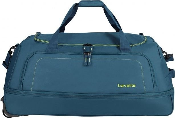 Basic torba podróżna na kółkach Travelite (składana z pokrowcem) - niebieska, zdjęcie 2
