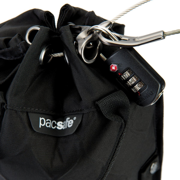 Sejf podróżny antykradzieżowy mały Pacsafe Travelsafe 3l GII Black, zdjęcie 4