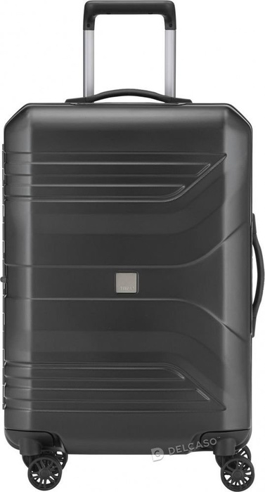Walizka średnia Prior Smart Skin 69 cm czarna