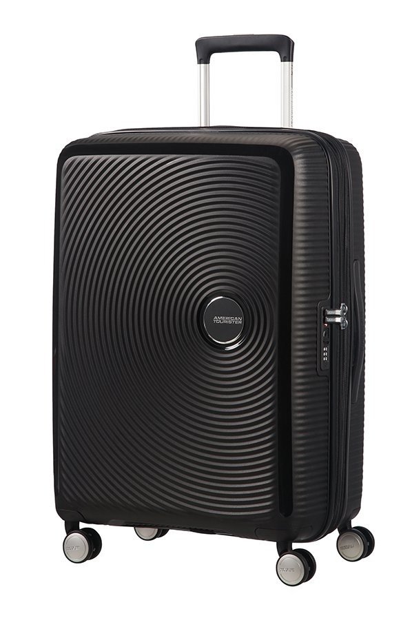 Walizka American Tourister Soundbox 67 cm powiększana czarna