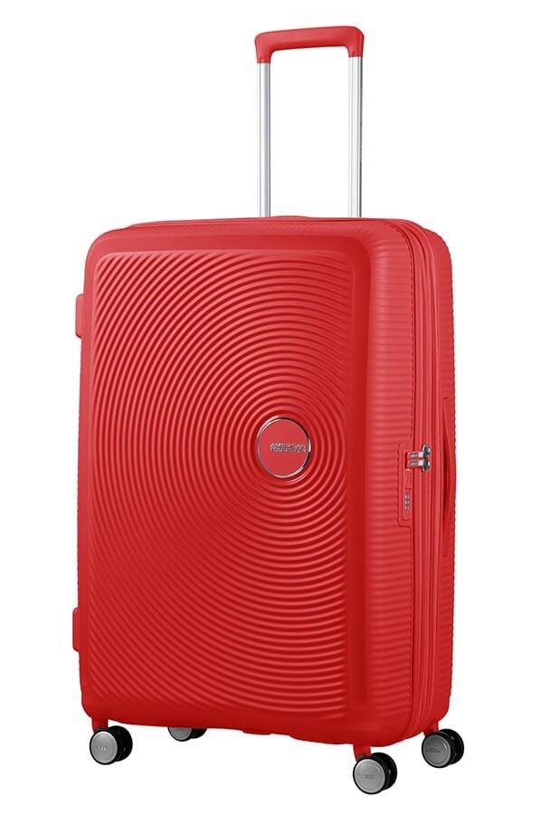 Walizka American Tourister Soundbox 77 cm powiększana czerwona